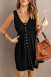 Karleedress Buttons Down Tank Mini Dress