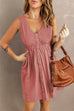 Karleedress Buttons Down Tank Mini Dress