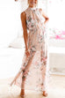 Karleedress Backless Split Floral Sleeveless Maxi Dress