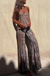 Karleedress Tie Dye Cami Top and Bell Bottoms Pants Set