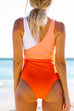 Karleedress Color Block Bow Knot One Piece Swimsuit