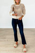 Karleedress Crewneck Hollow Out Knitting Top