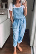 Karleedress Classic Drawstring Baggy Denim Overalls