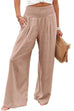 Karleedress Elastic Waist Pockets Wide Leg Pants