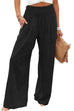 Karleedress Elastic Waist Pockets Wide Leg Pants